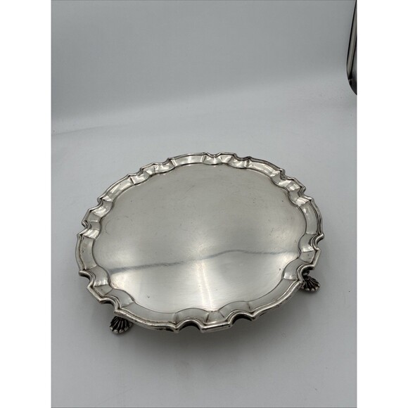 MetropolitanMuseum Of ArtSimeon Soumain Silver Plated Salver Tray By Gorham.